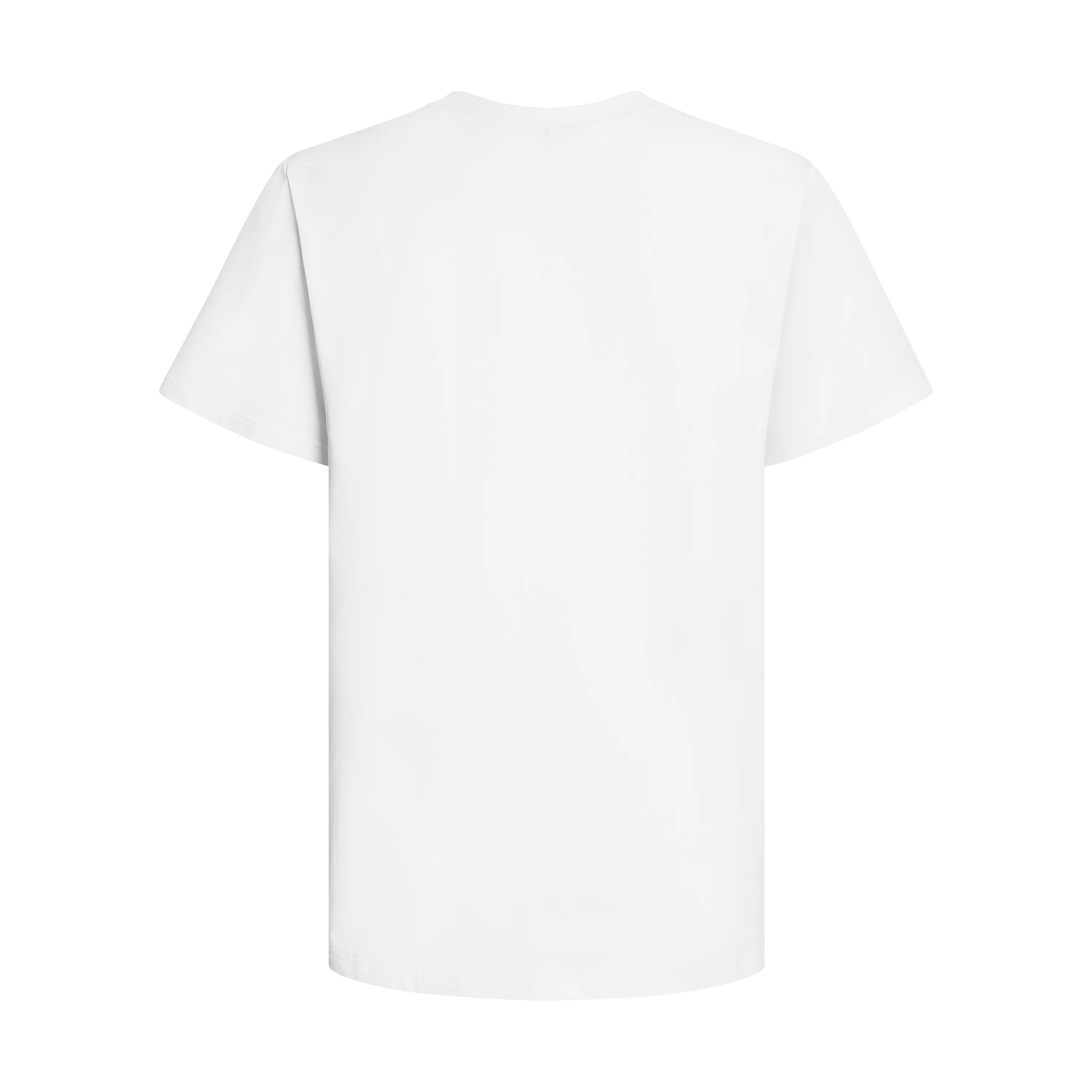 THE SUEDE LOGO TEE-WHITE