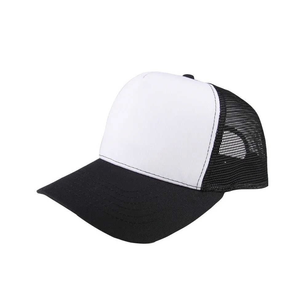 Twill Mesh Trucker Cap