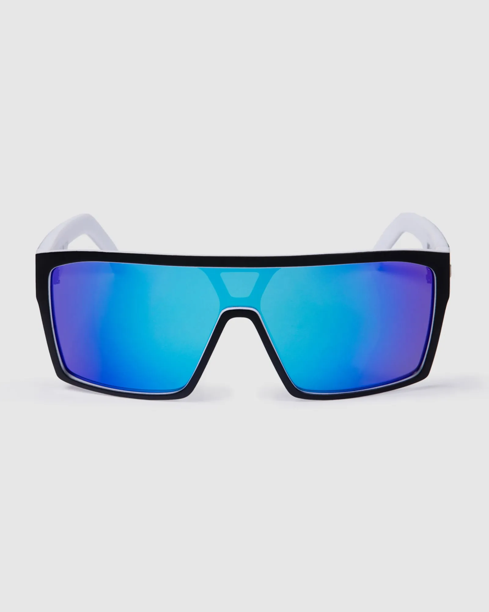 UNIT Sunglasses Command -  Matte Black White Polarised